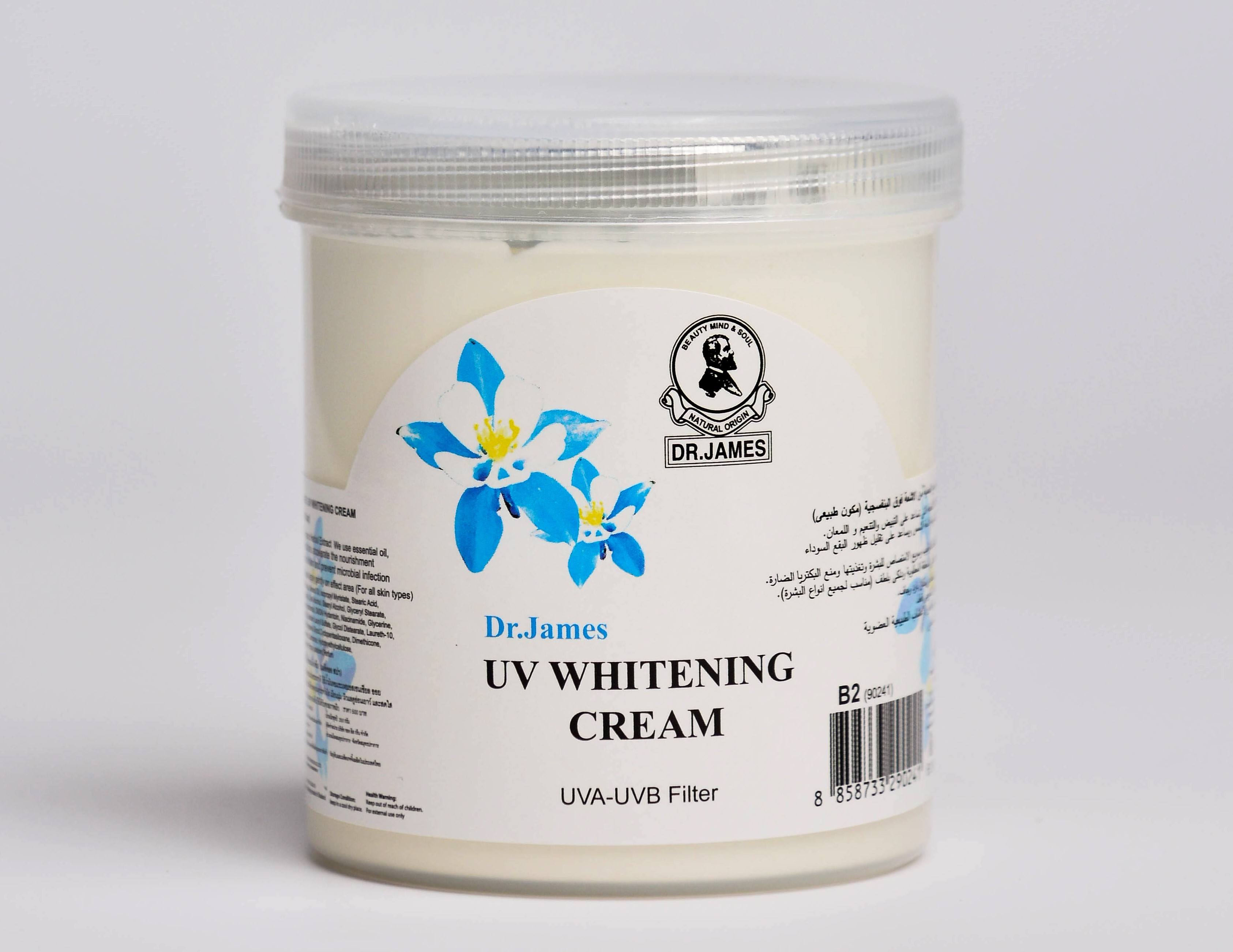 B2 DR.JAMES UV Whitening Cream  250 g.