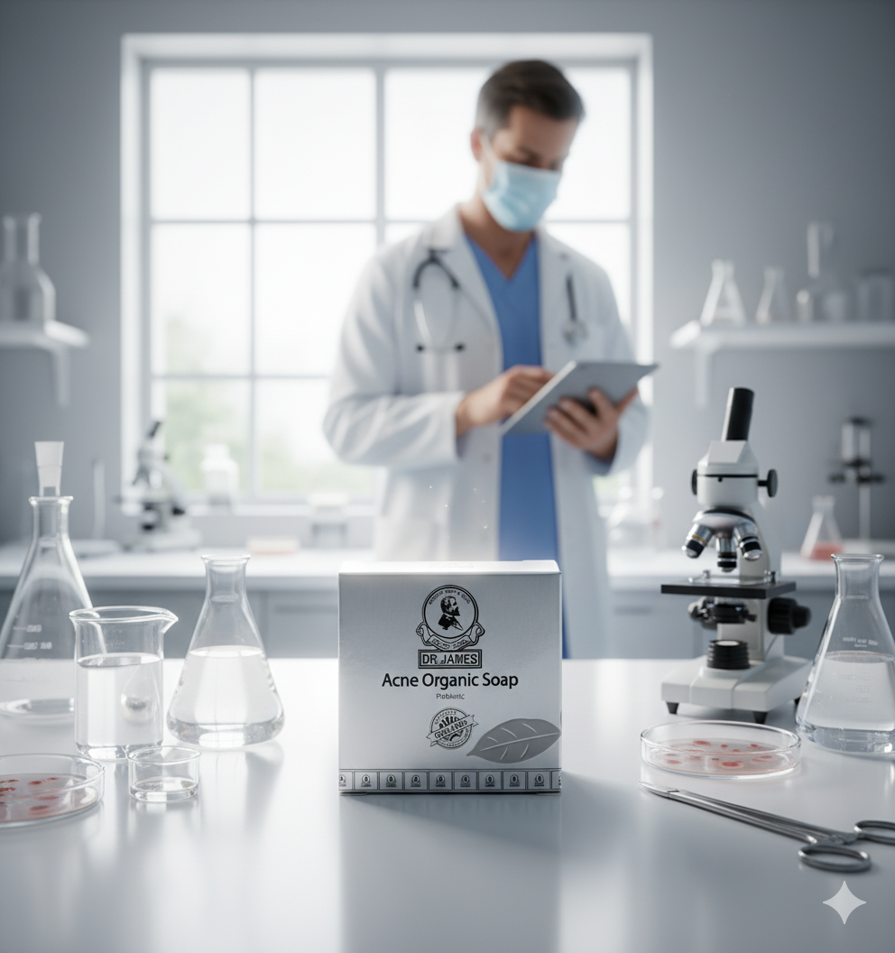 S1 DR.JAMES ACNE ORGANIC SOAP 80g.