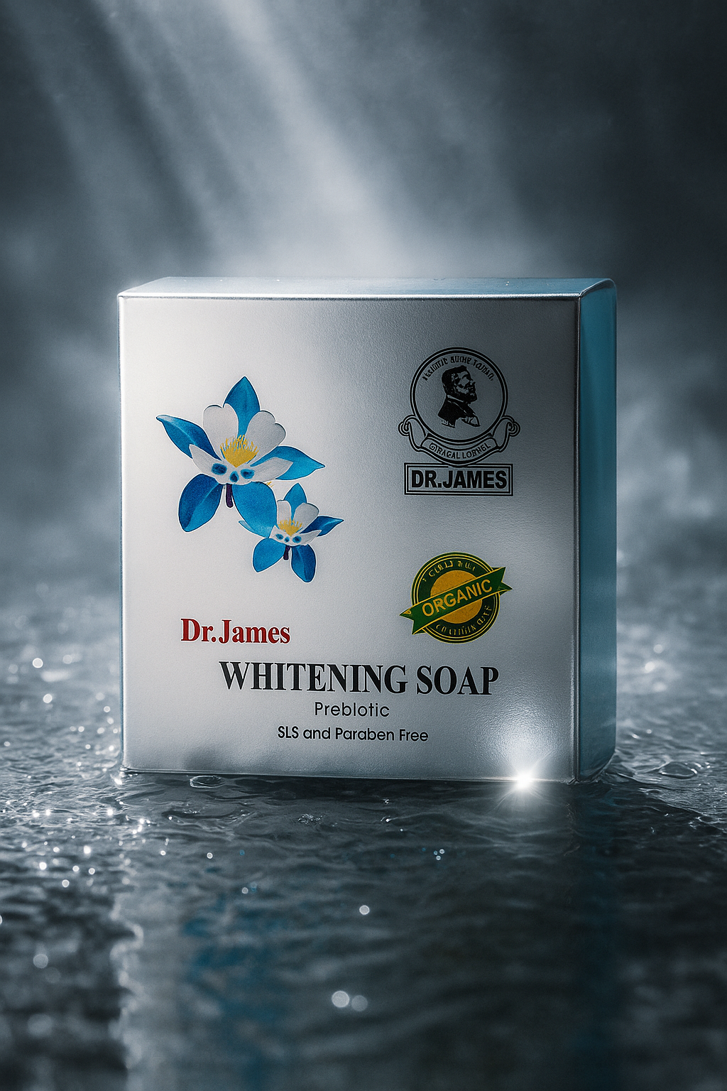 S2 DR.JAMES ORGANIC WHITENING SOAP  80g.