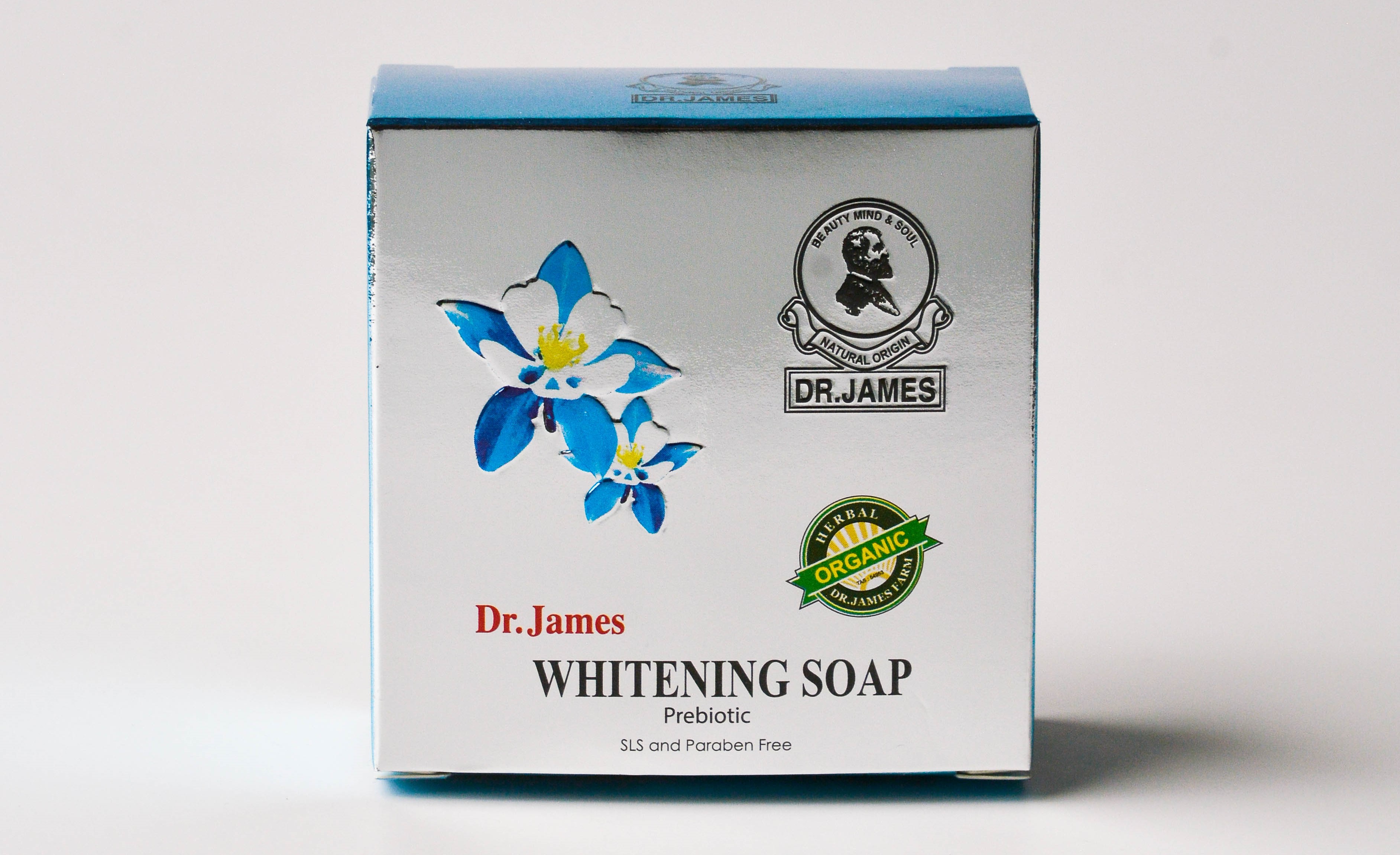 S2 DR.JAMES ORGANIC WHITENING SOAP  80g.